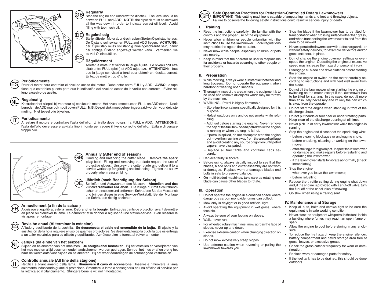 Jonsered LM2153CMDAE User Manual | Page 3 / 10
