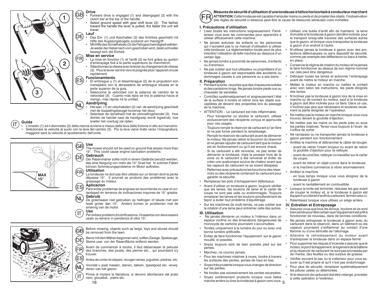 Jonsered LM2153CMDAE User Manual | Page 5 / 10