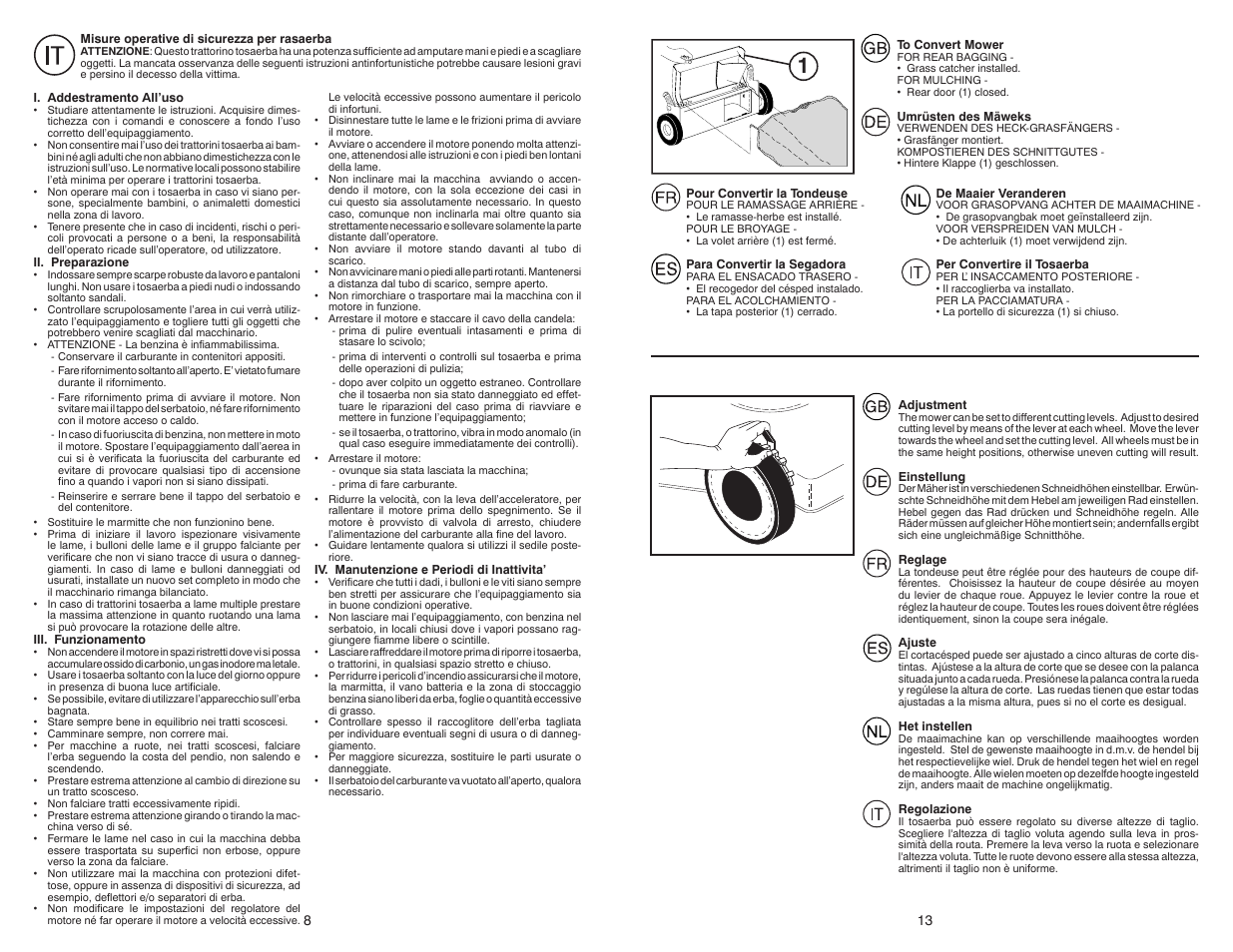 Jonsered LM2153CMDAE User Manual | Page 8 / 10