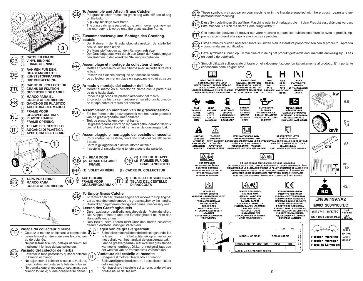 Jonsered LM2153CMDAE User Manual | Page 9 / 10