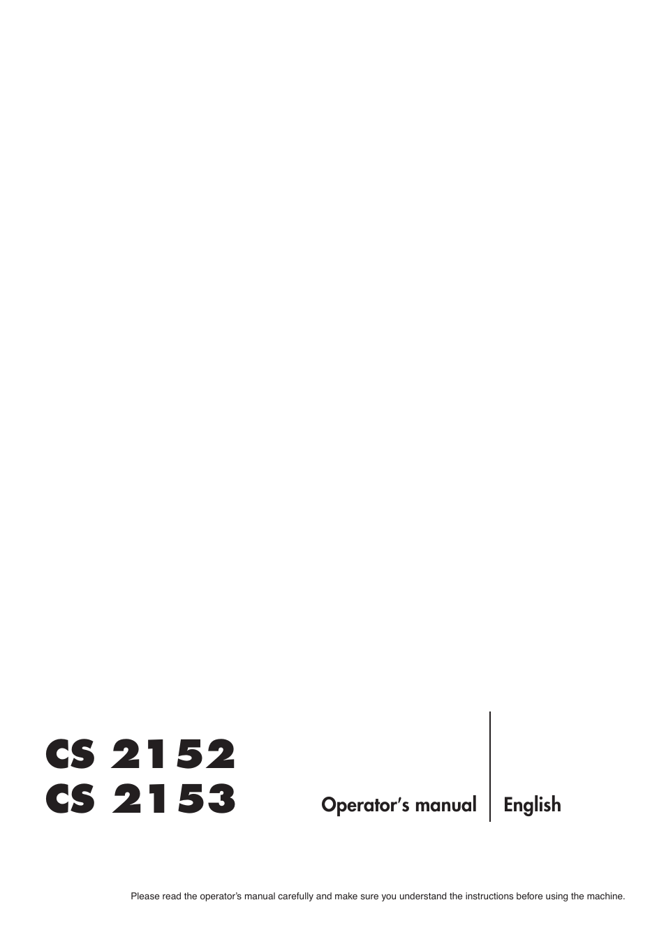 Jonsered CS 2153 User Manual | 44 pages