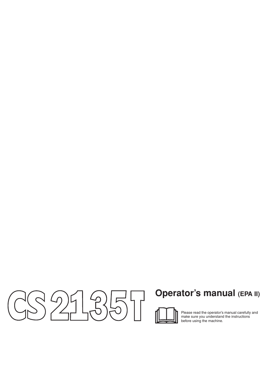 Jonsered CS 2135T User Manual | 36 pages