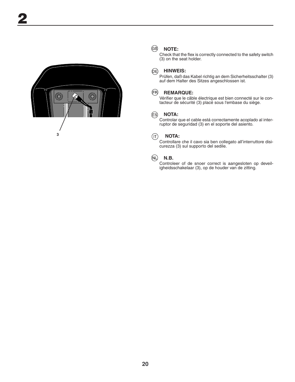 Jonsered LT2119CMA User Manual | Page 20 / 88