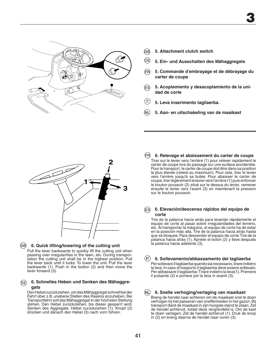 Jonsered LT2119CMA User Manual | Page 41 / 88
