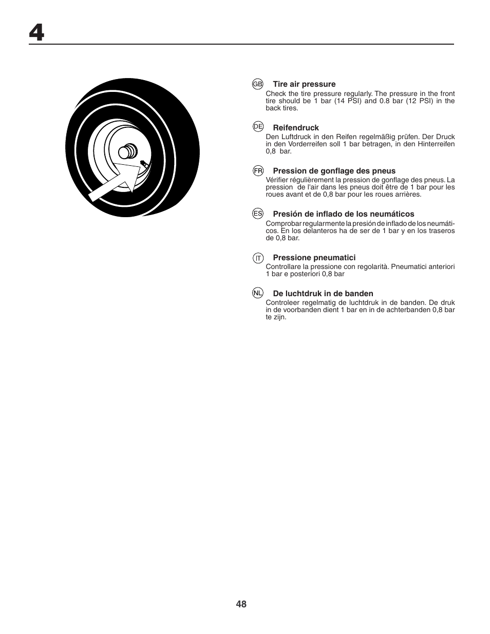 Jonsered LT2119CMA User Manual | Page 48 / 88