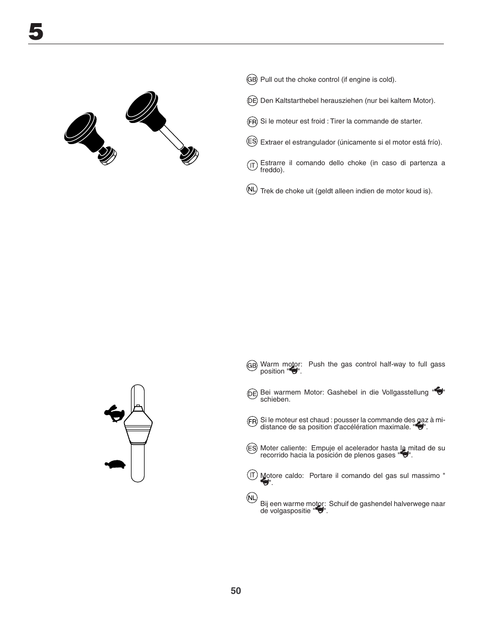 Jonsered LT2119CMA User Manual | Page 50 / 88