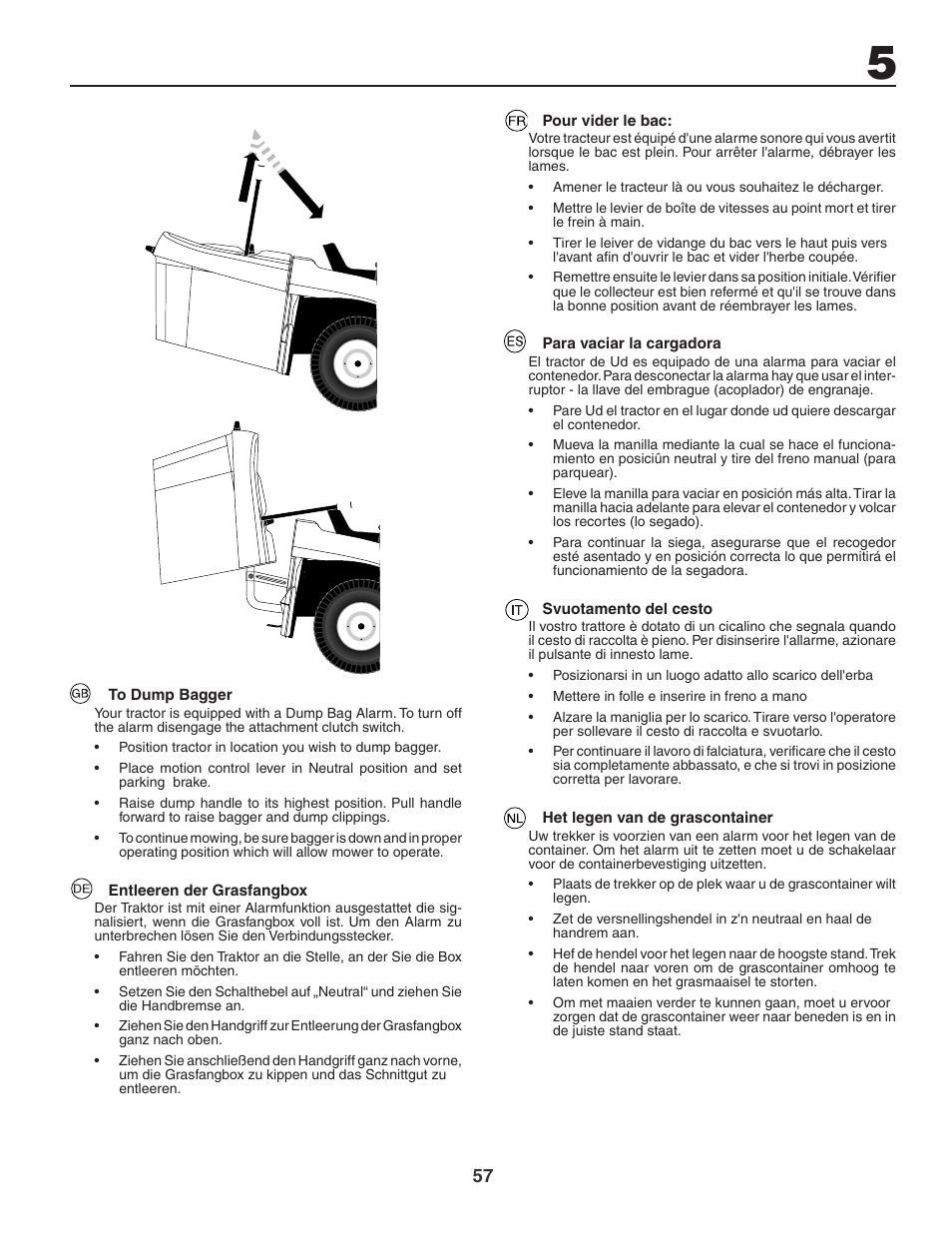 Jonsered LT2119CMA User Manual | Page 57 / 88