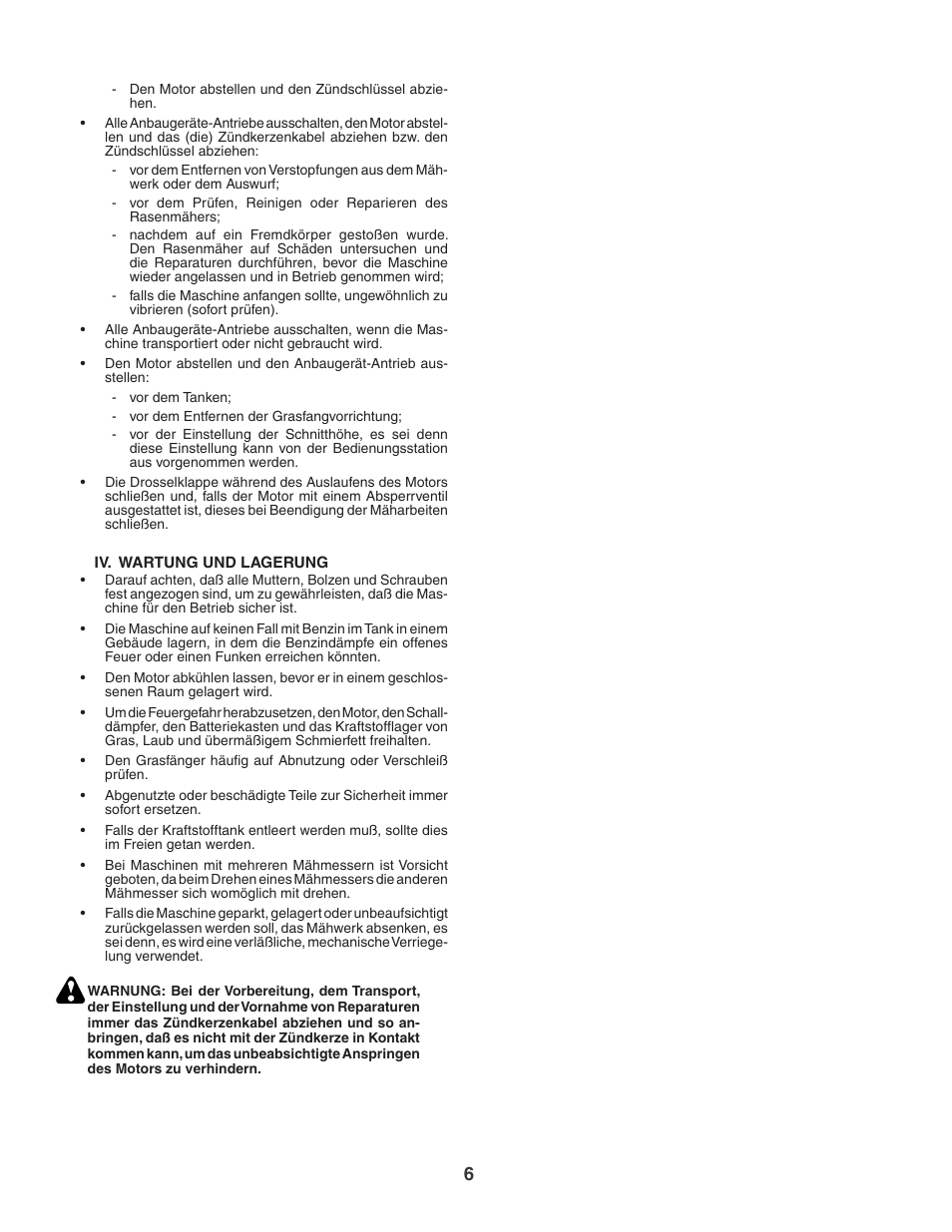 Jonsered LT2119CMA User Manual | Page 6 / 88