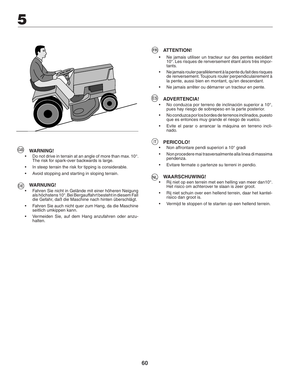 Jonsered LT2119CMA User Manual | Page 60 / 88