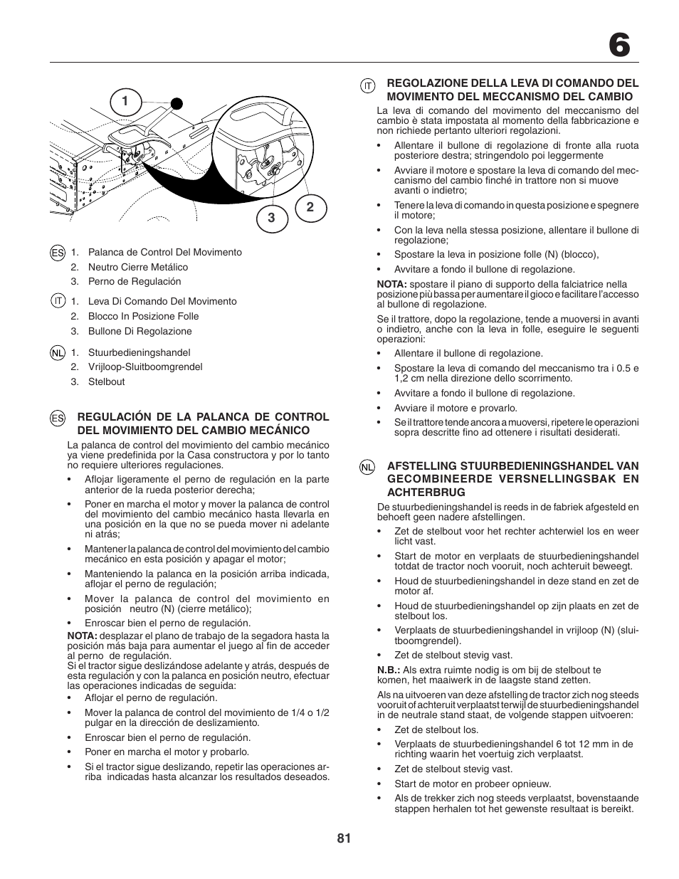 Jonsered LT2119CMA User Manual | Page 81 / 88