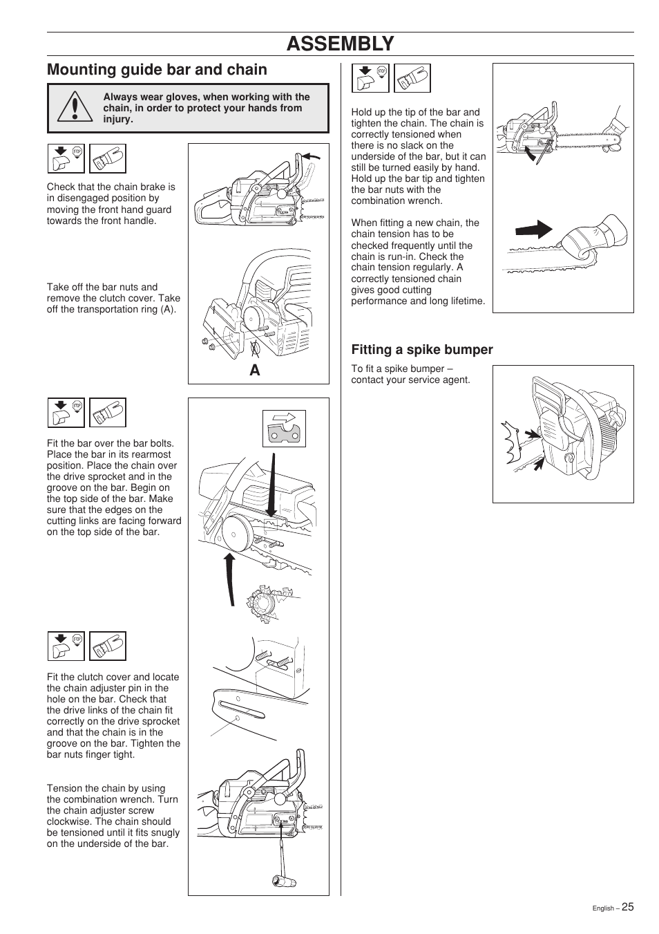 Assembly | Jonsered 2141 User Manual | Page 25 / 36