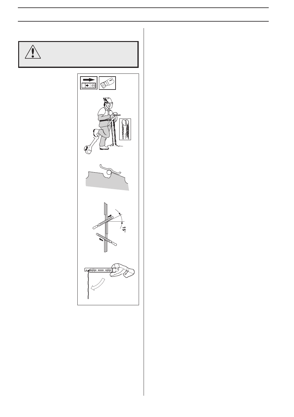 Maintenance schedule, Maintenance, Sharpening the clearing blade | Jonsered GR 2036 User Manual | Page 28 / 40