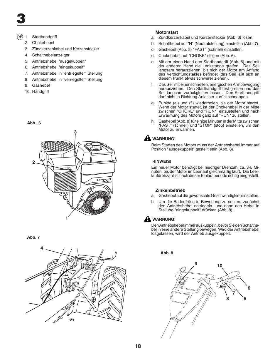 Jonsered ANLEITUNGSHANDBUCH CT2105 R User Manual | Page 18 / 60