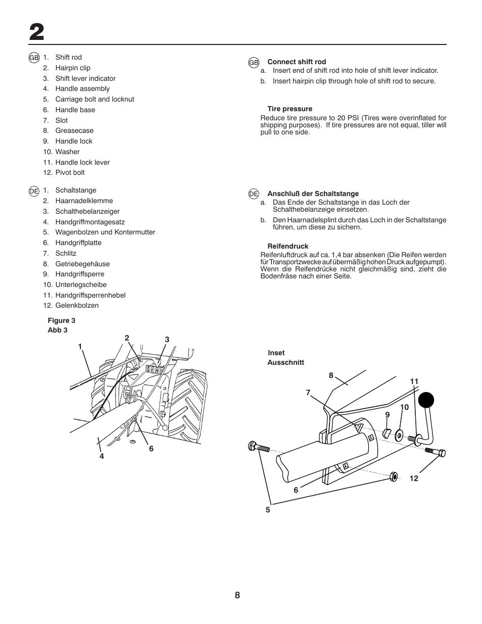 Jonsered ANLEITUNGSHANDBUCH CT2105 R User Manual | Page 8 / 60