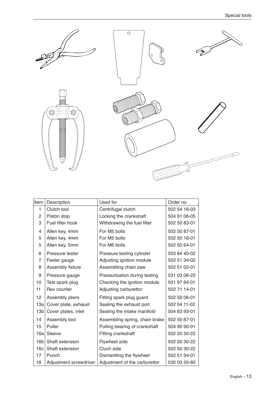 Jonsered CS 2240 User Manual | Page 12 / 55