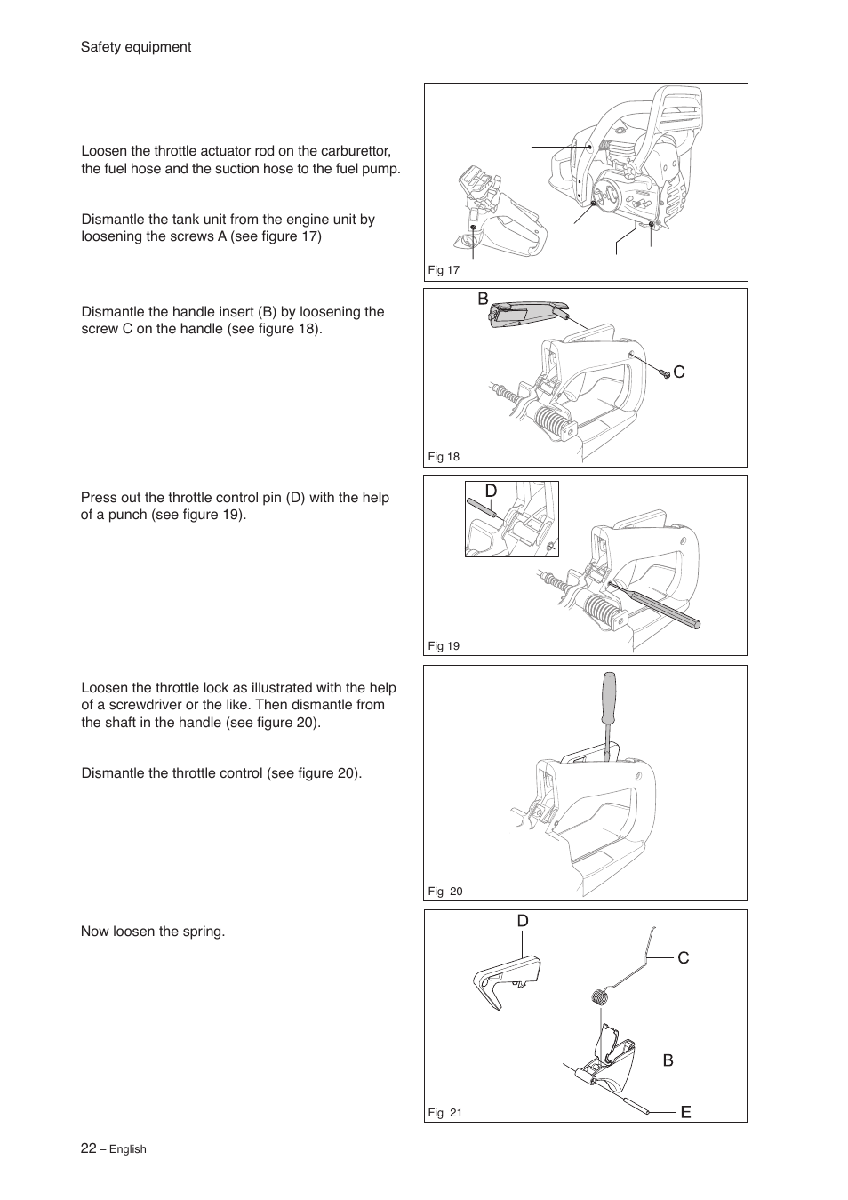 A2xa a a a | Jonsered CS 2240 User Manual | Page 21 / 55