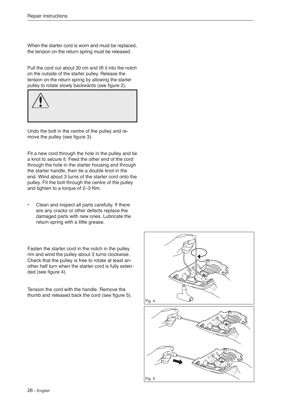 Jonsered CS 2240 User Manual | Page 25 / 55
