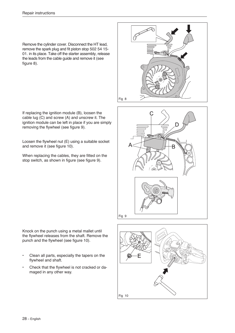 Jonsered CS 2240 User Manual | Page 27 / 55