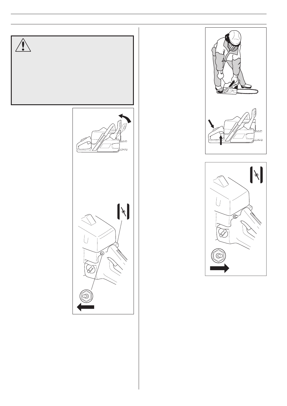 Start and stop | Jonsered 670 User Manual | Page 28 / 36