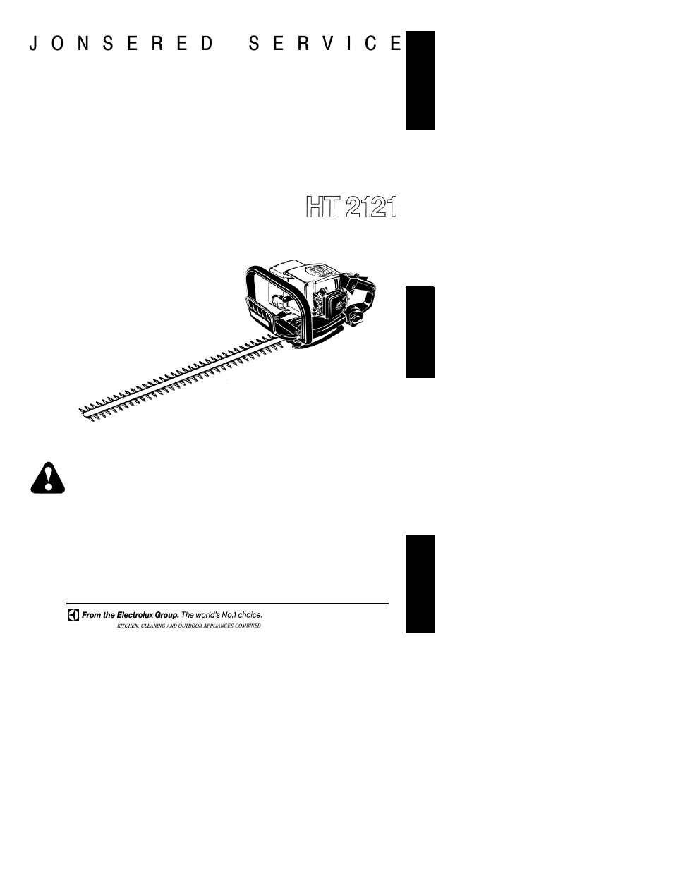 Jonsered HT 2121 User Manual | 29 pages