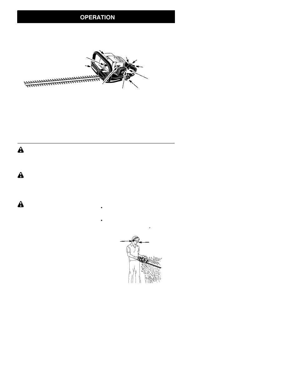 Operation | Jonsered HT 2121 User Manual | Page 4 / 29