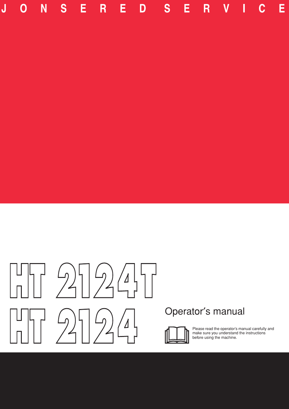 Jonsered HT 2124 User Manual | 24 pages