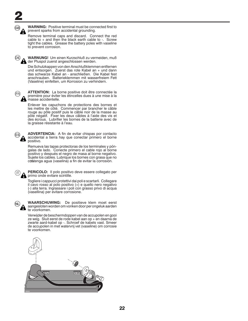 Jonsered LT2213A User Manual | Page 22 / 80