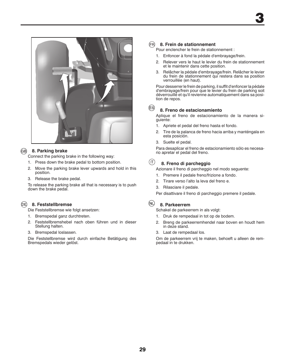 Jonsered LT2213A User Manual | Page 29 / 80