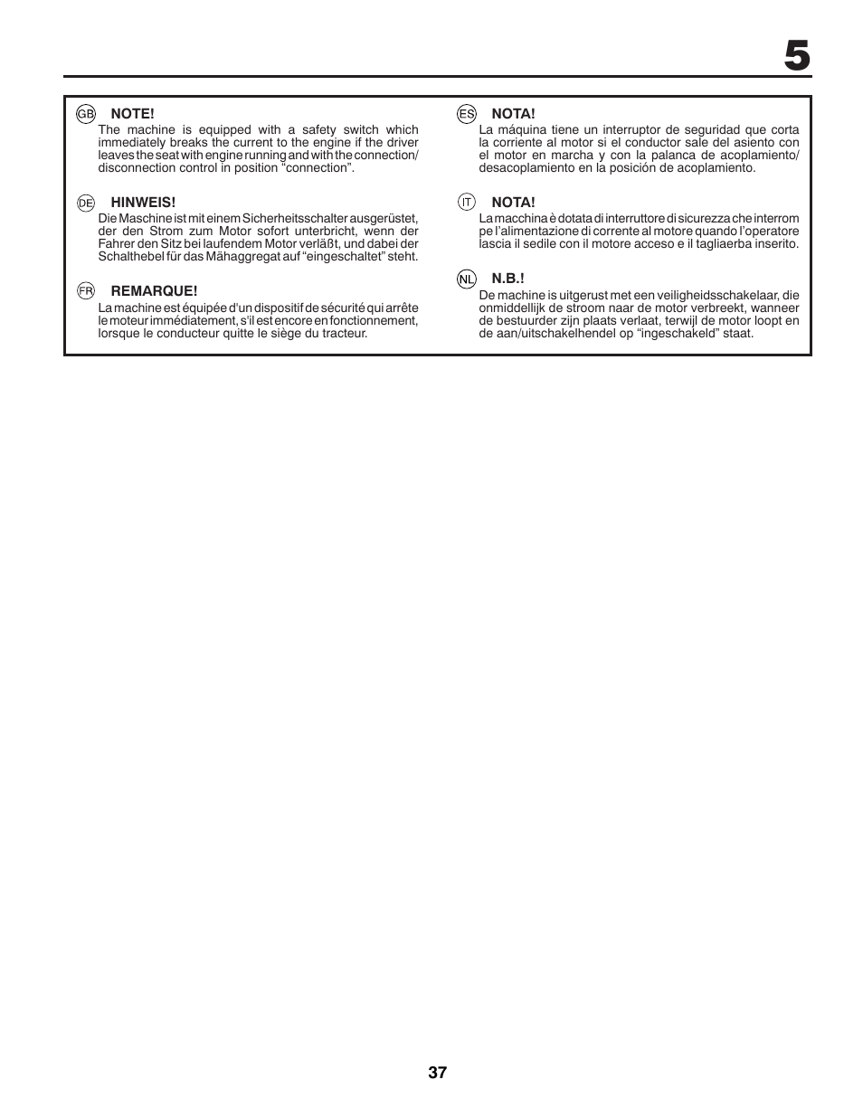 Jonsered LT2213A User Manual | Page 37 / 80