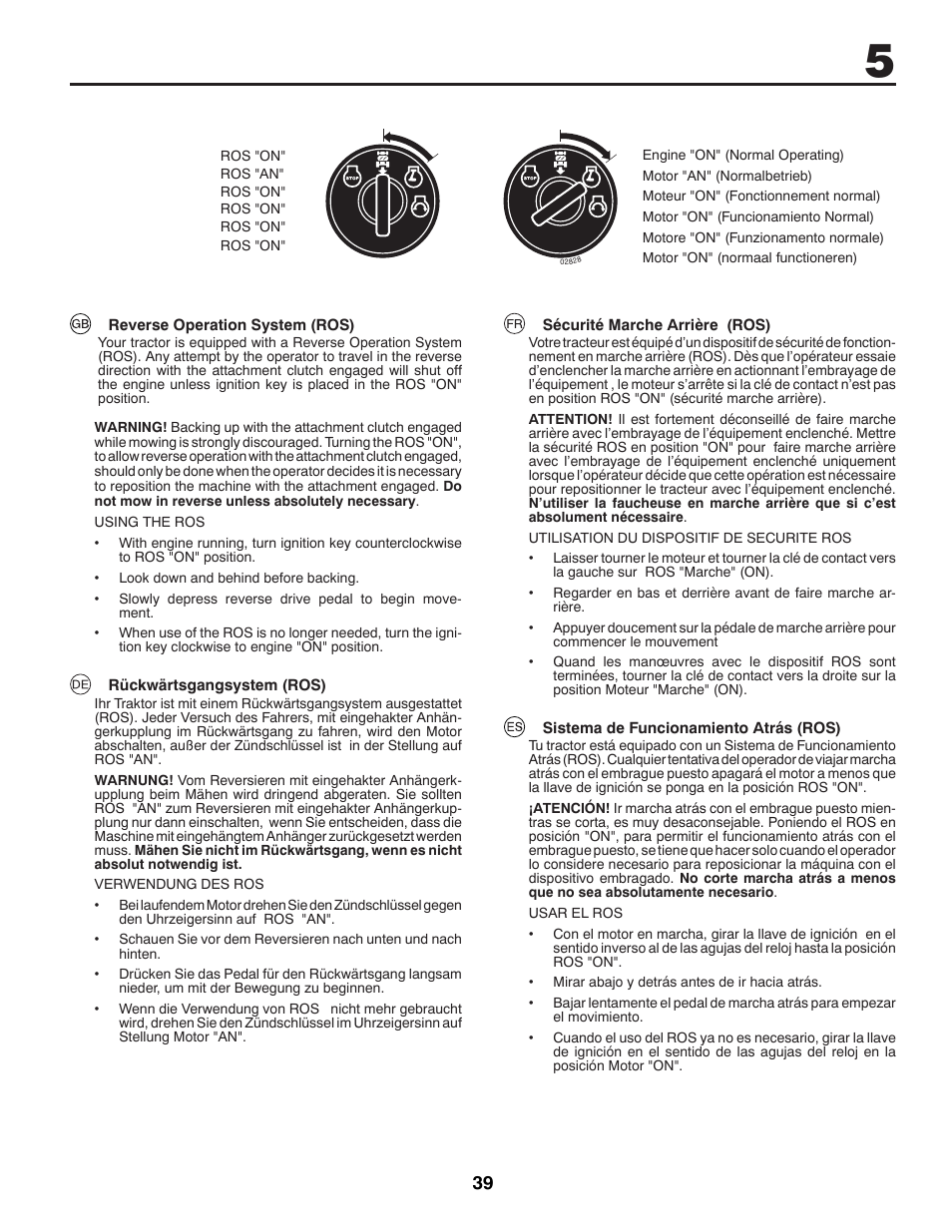 Jonsered LT2213A User Manual | Page 39 / 80