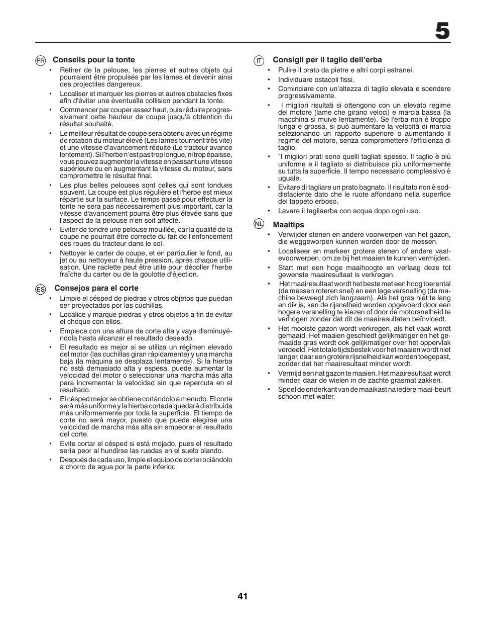 Jonsered LT2213A User Manual | Page 41 / 80