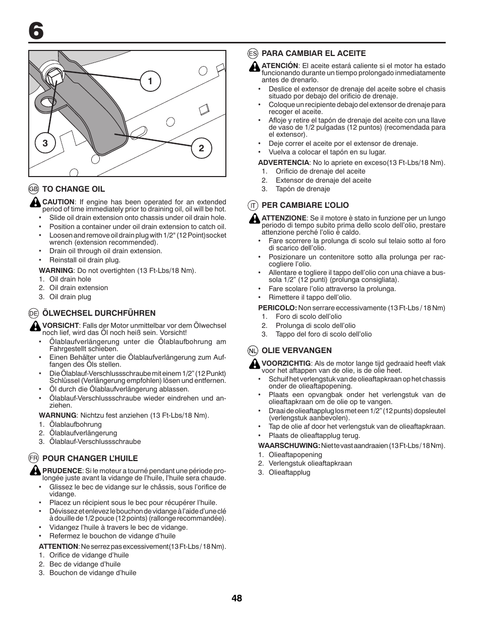 Jonsered LT2213A User Manual | Page 48 / 80