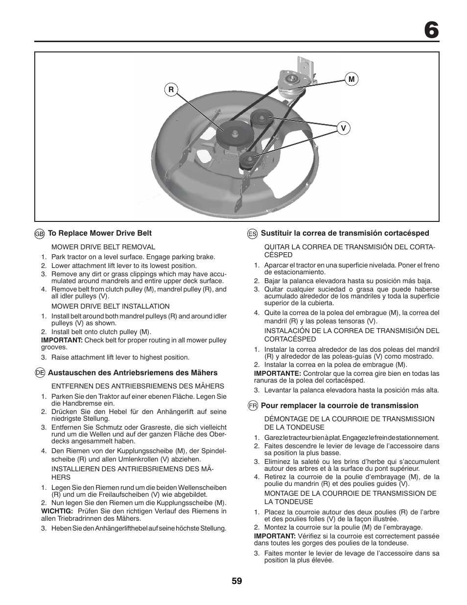 Jonsered LT2213A User Manual | Page 59 / 80