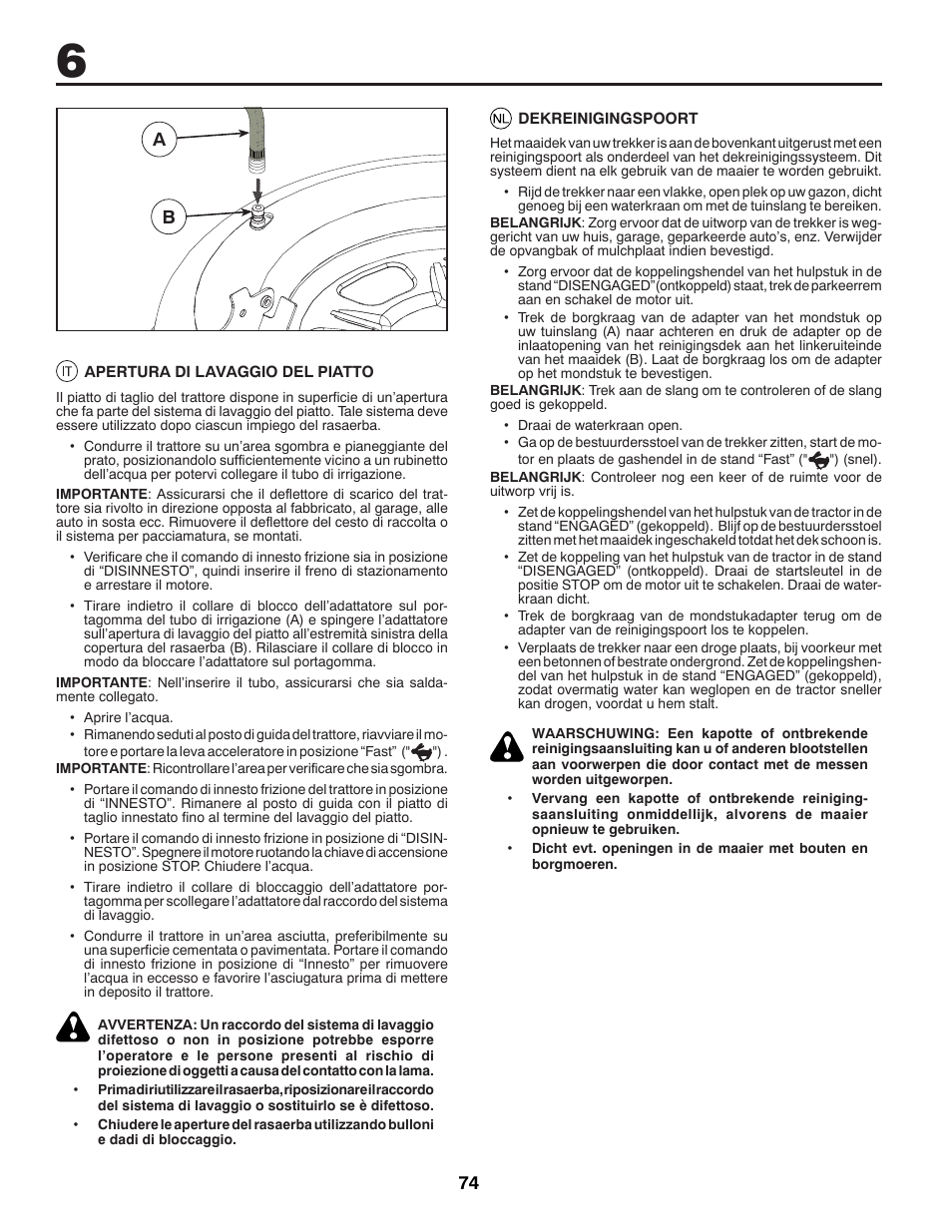 Jonsered LT2213A User Manual | Page 74 / 80