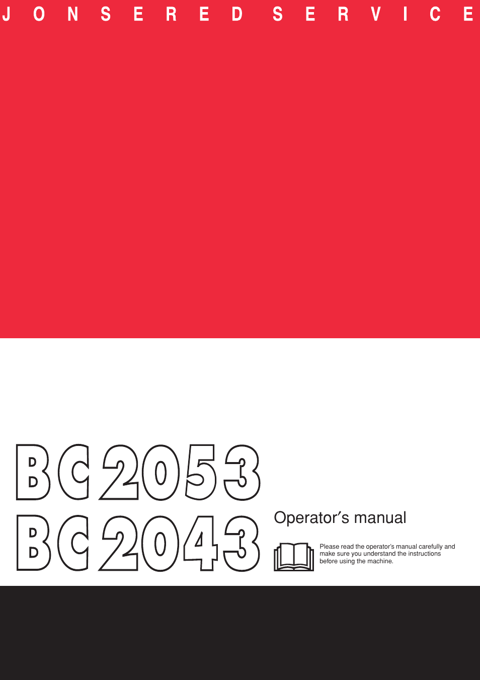 Jonsered BC2053 User Manual | 32 pages