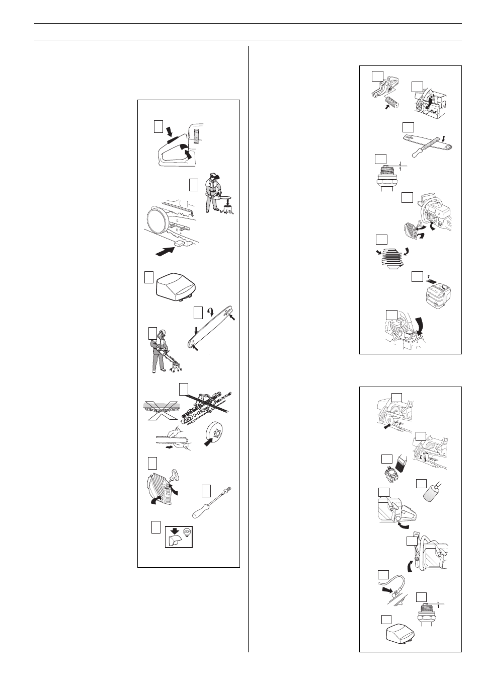 Maintenance, Weekly maintenance, Monthly maintenance | Daily maintenance | Jonsered 2149 User Manual | Page 33 / 36