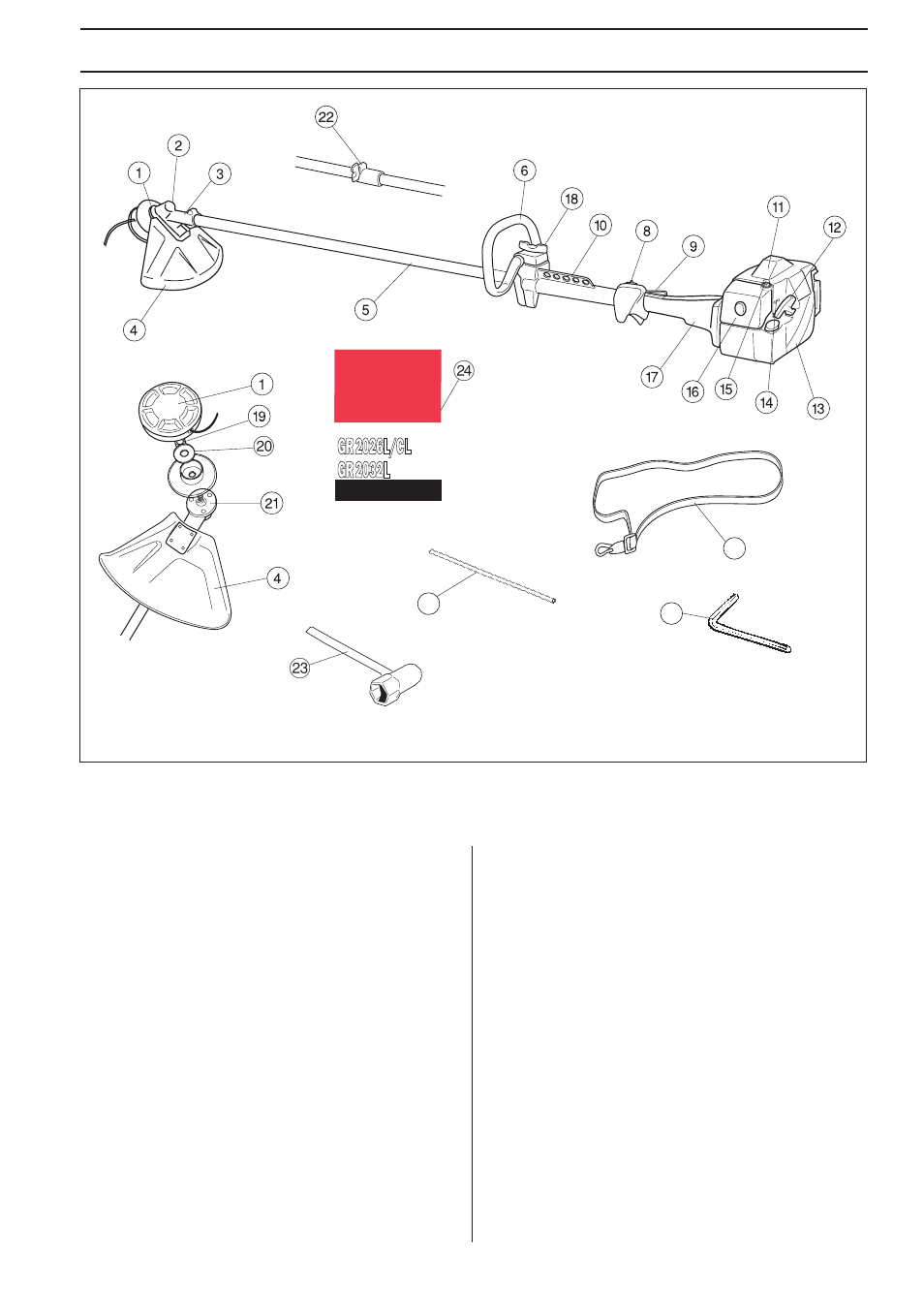 What is what, What is what on the trimmer | Jonsered GR2032L User Manual | Page 11 / 28