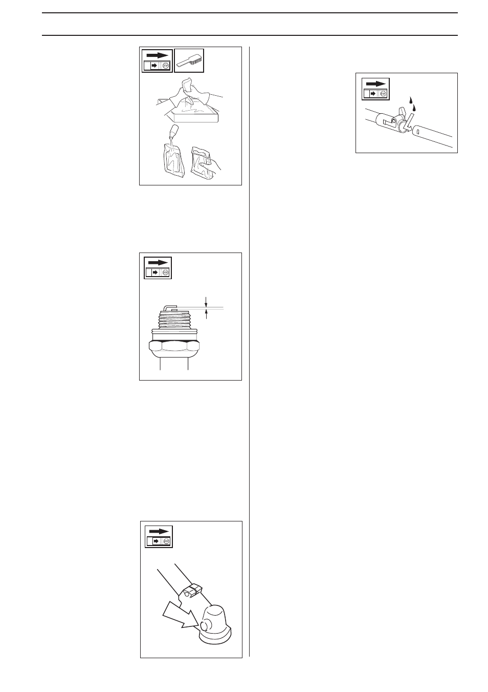 Maintenance schedule, Maintenance, Angle gear | Two-part shaft, Spark plug | Jonsered GR2032L User Manual | Page 19 / 28