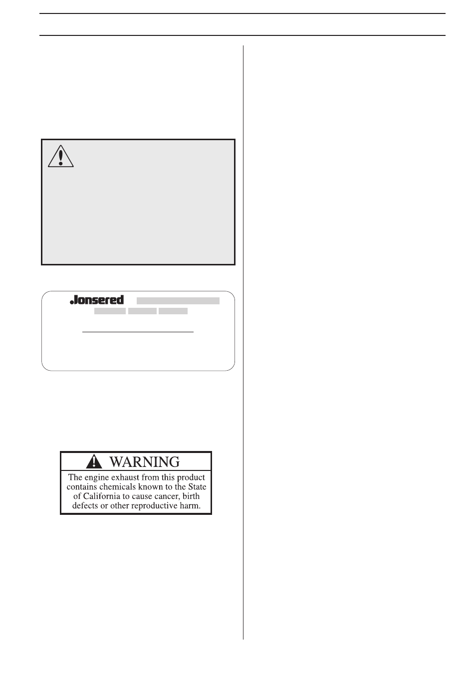 Jonsered GR2032L User Manual | Page 3 / 28