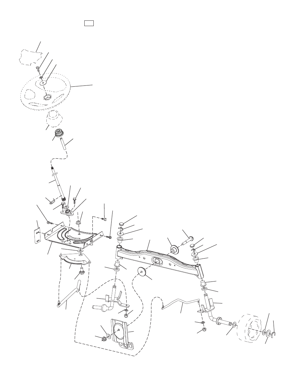 Steering assembly 41 41 | Jonsered LT2213 User Manual | Page 13 / 19