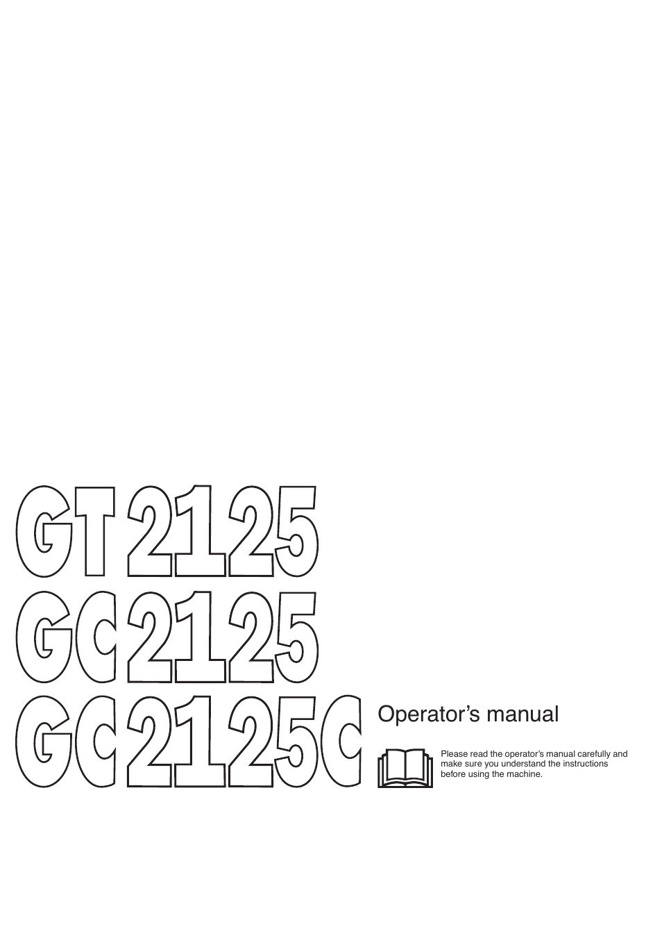 Jonsered GC 2125 User Manual | 36 pages