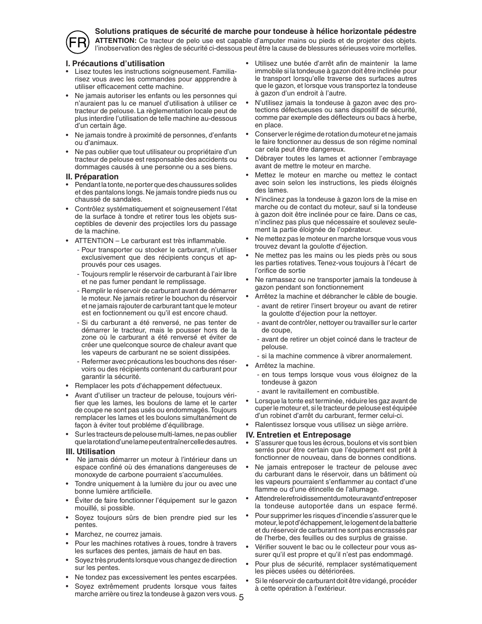 Jonsered LM2153CMD User Manual | Page 5 / 24