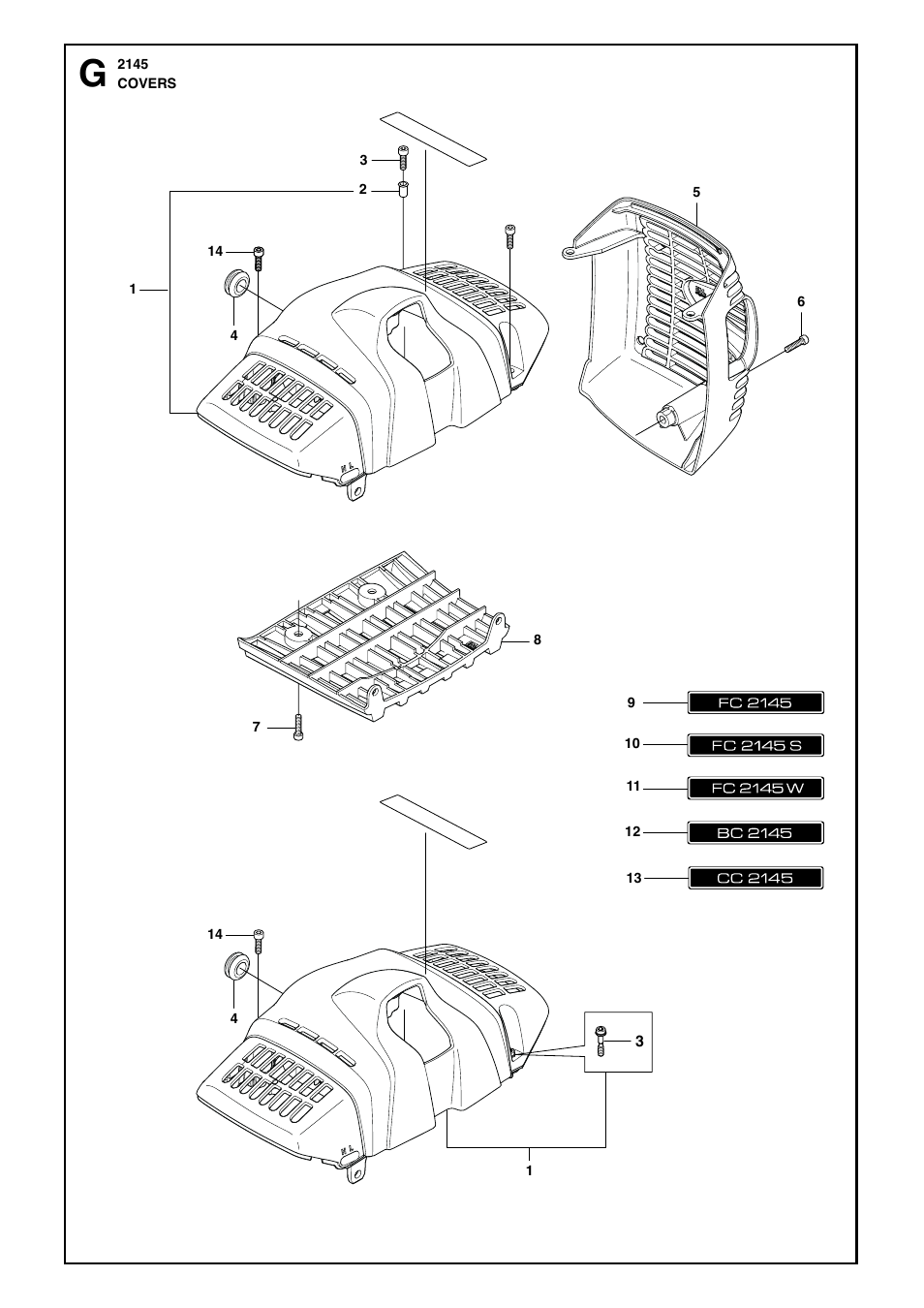 Jonsered BC2145 User Manual | Page 16 / 47