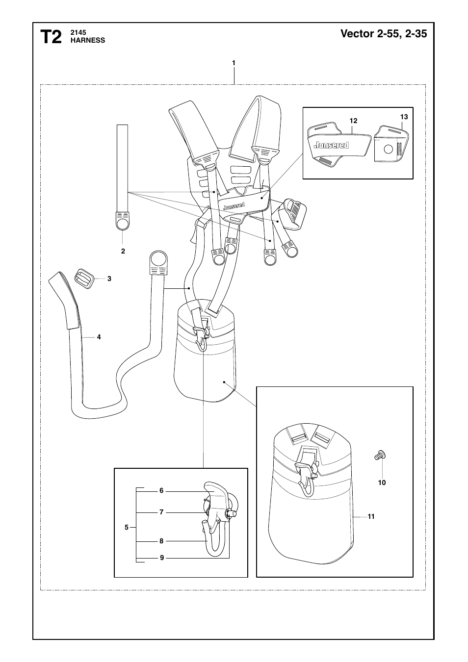 Jonsered BC2145 User Manual | Page 46 / 47