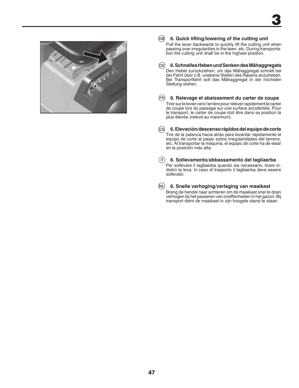 Jonsered LT2213C User Manual | Page 47 / 92