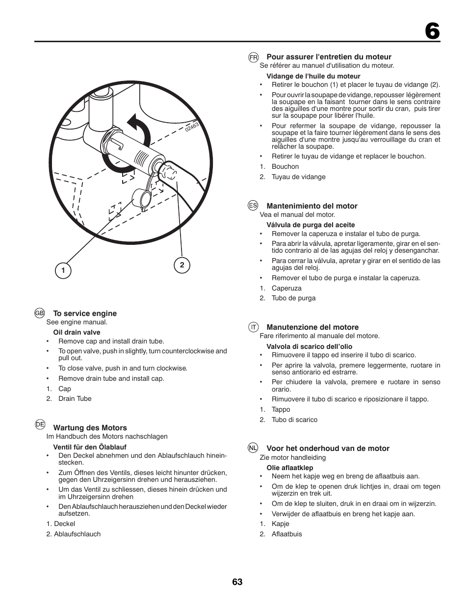 Jonsered LT2213C User Manual | Page 63 / 92