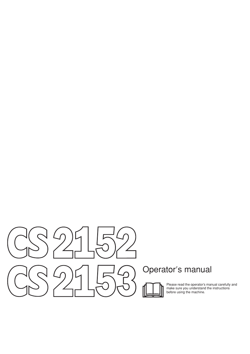 Jonsered CS 2152 User Manual | 40 pages