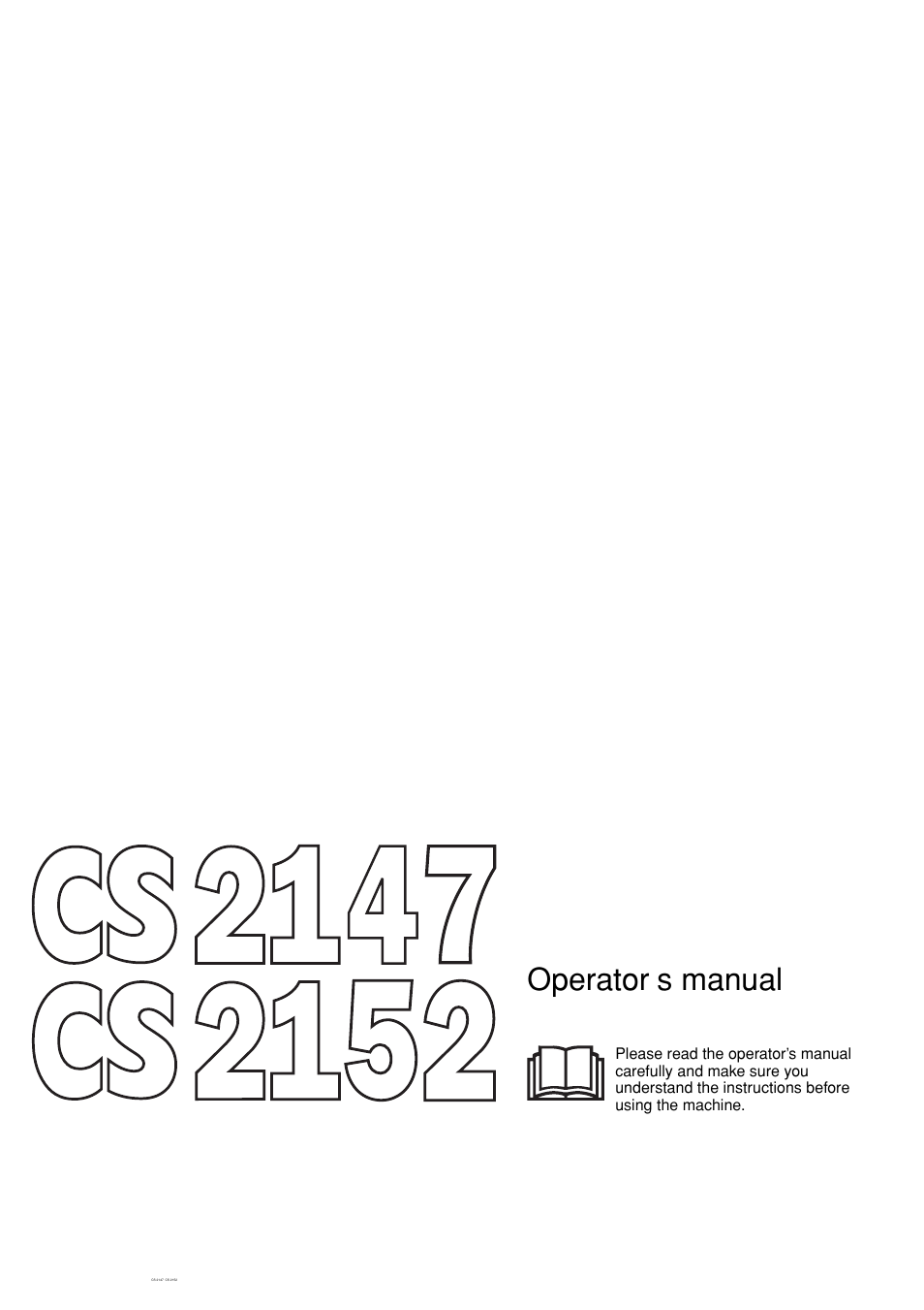 Jonsered CS 2147 User Manual | 40 pages