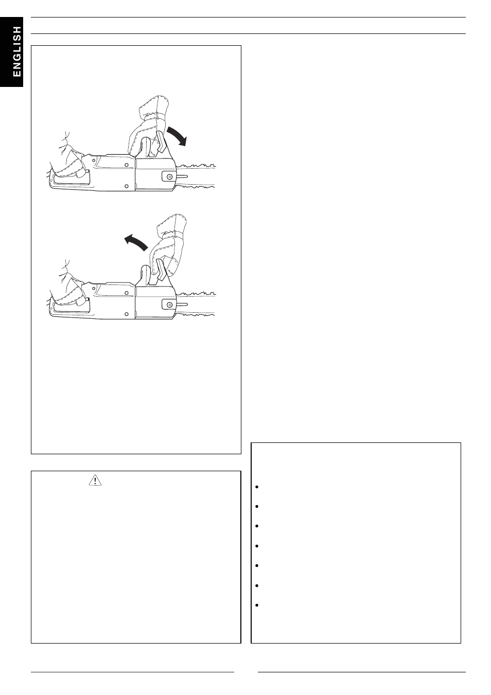General working instructions, Caution, Important | Jonsered 2116 EL User Manual | Page 21 / 37
