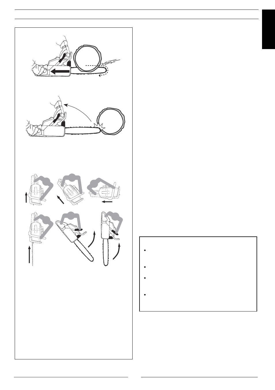 General working instructions, Important | Jonsered 2116 EL User Manual | Page 22 / 37
